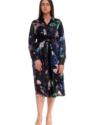 Синя сукня MARINA RINALDI : фото 3 - Invogue